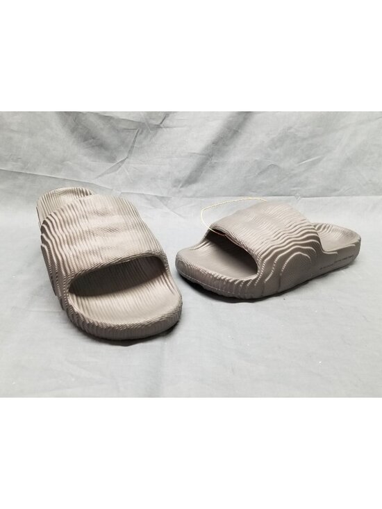 Adidas Adilette 22 Slides Slip On Synthetic Grey Men\'s Size 12 NEW WITH TAGS! main image 8